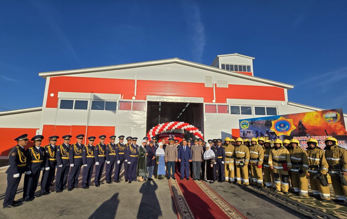 Жамбыл облысында жаңа өрт сөндіру депосы ашылды