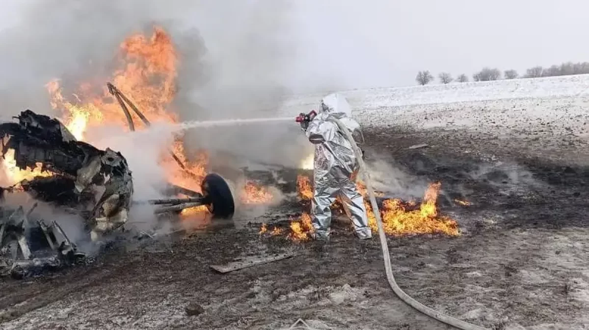 Ақтөбе облысында Қорғаныс министрлігінің МИ-8 тікұшағы құлап, бір адам қаза тапты