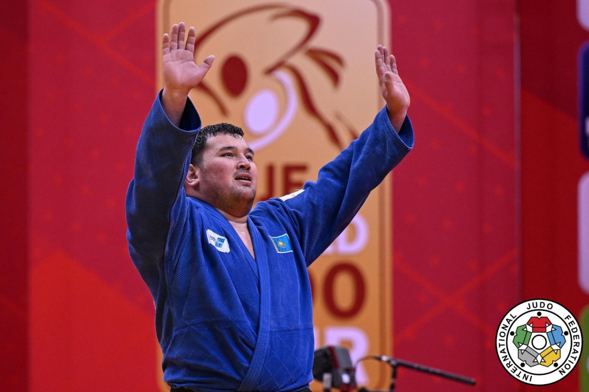 Ерасыл Қажыбаев дзюдодан Астанадағы Grand Slam турнирінің финалында жеңіліп қалды