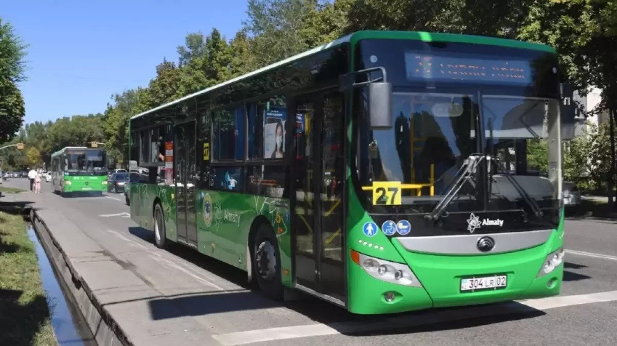 Алматыда автобустар бағыты өзгерді