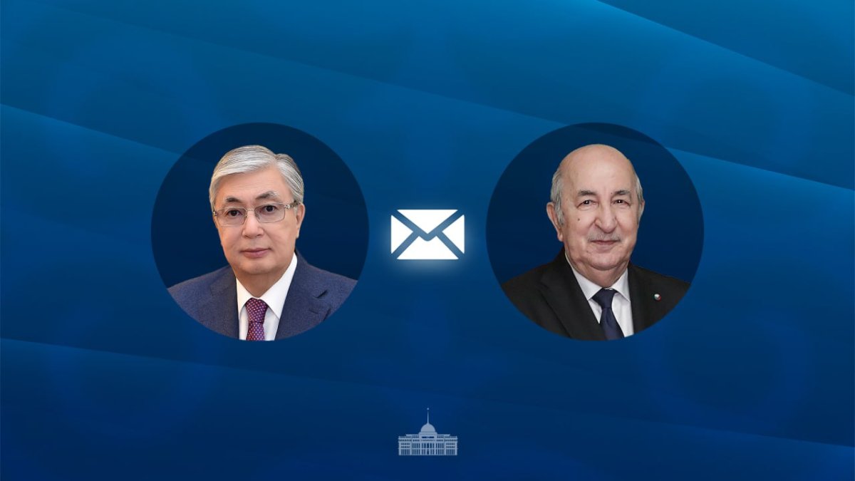 Тоқаев Алжир президентін құттықтап, оған жеделхат жолдады