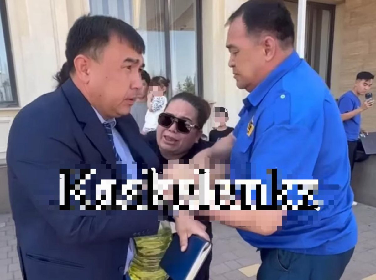 Қаскелеңде көпбалалы ана әкімдік алдында өз-өзін өртемек болды