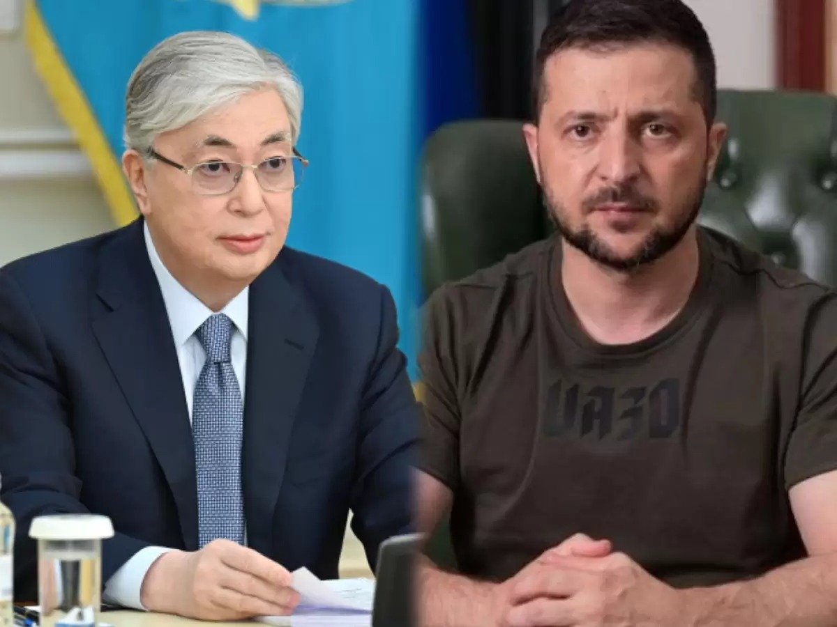 Украинаның Тәуелсіздік күні: Тоқаев Зеленскийге құттықтау жолдады
