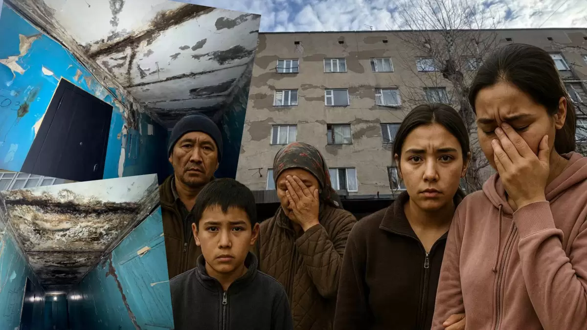 Қорқынышты фильмдегі көрініс: Астана маңында апатты үй тұрғындары үреймен отыр