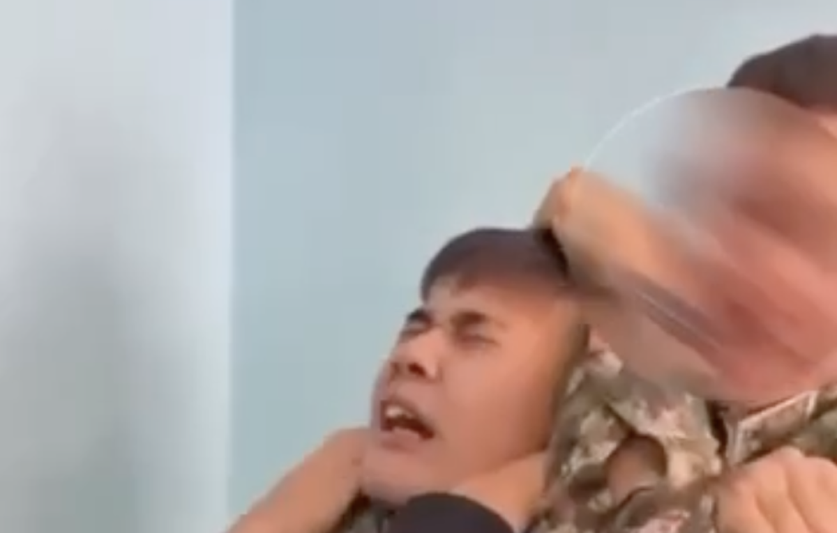 Курсантты буындырғандардың видеосы тарады