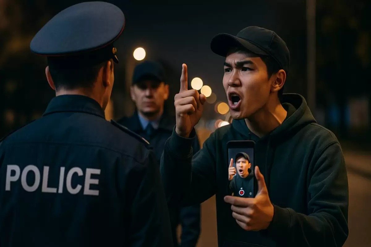 Ақтаулық жасөспірім TikTok-та полицияны қорлағаны үшін жазаланды