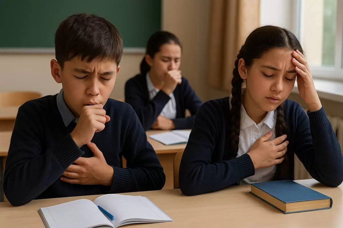 ЖРВИ: астаналық оқушылар қашықтан оқуы мүмкін