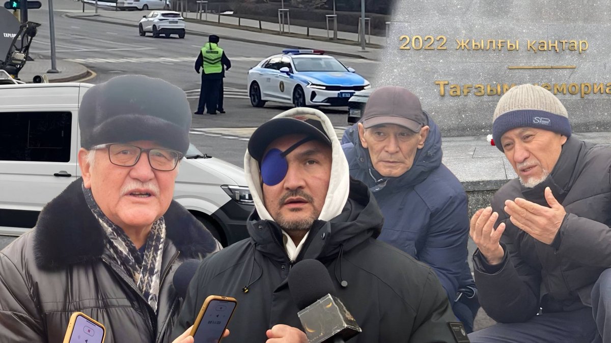 Тұманды алаң: Алматыда бір топ белсенді Қаңтар құрбандарын еске алды