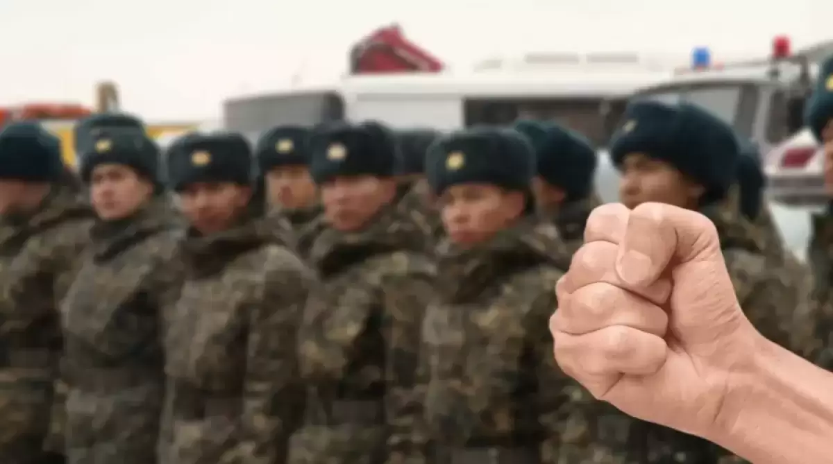 Отардағы әскери бөлімде мерзімді қызметтегі сарбаз соққыға жығылды
