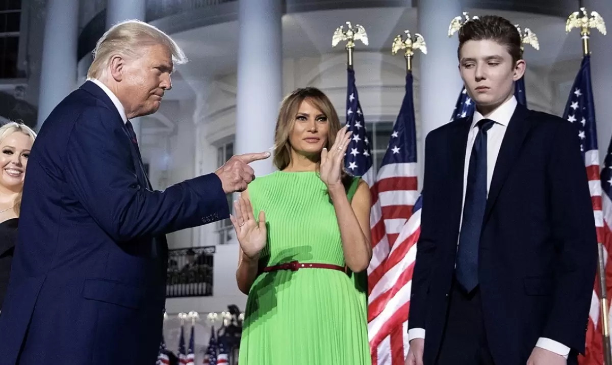 «Өзі барсын»: америкалықтар Трамптың ұлын соғысқа жіберуді талап етуде