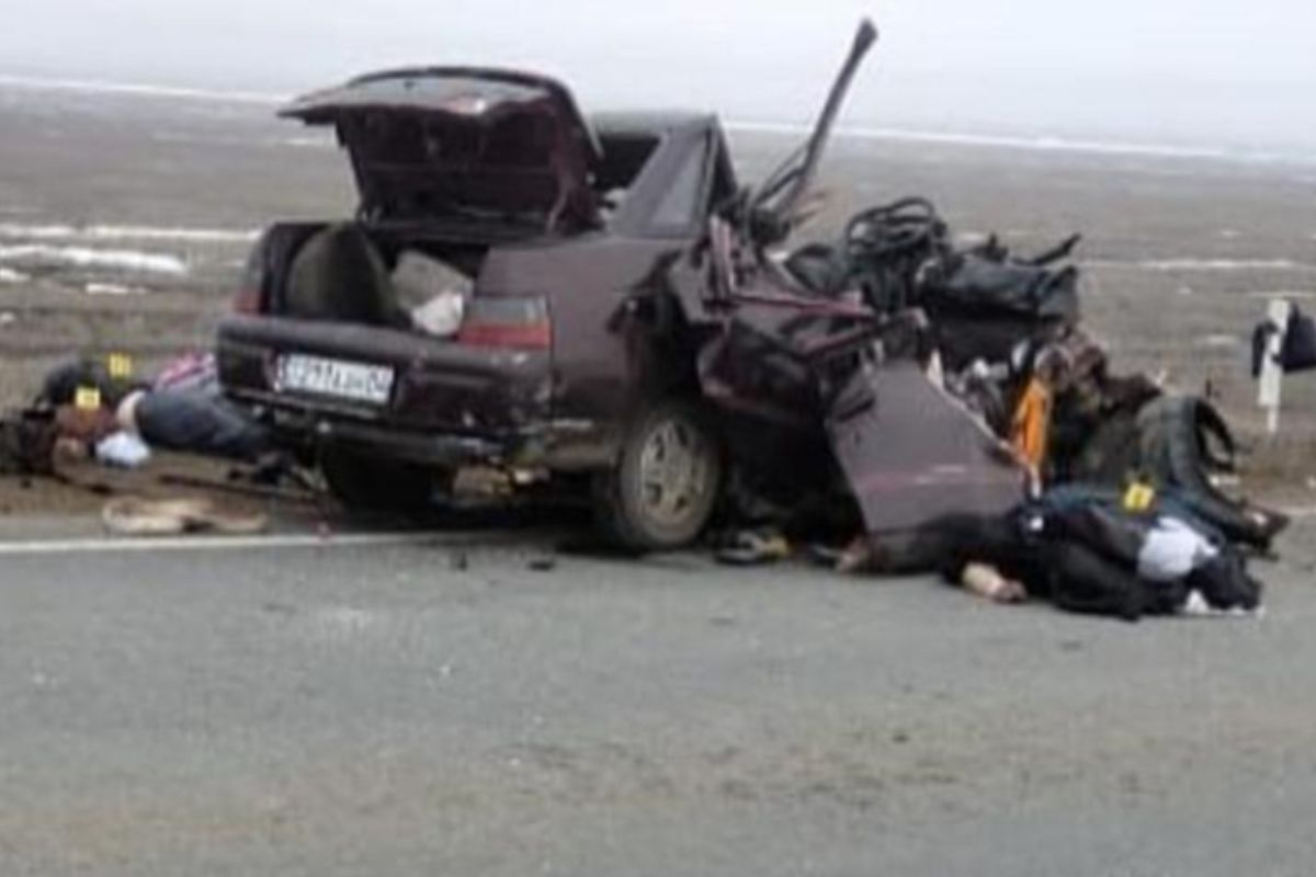 Ақтөбе облысында жол апатынан бес адам қаза тапты