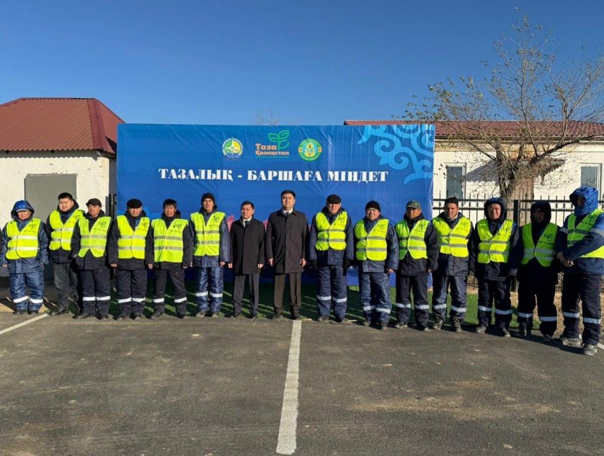 Атырау облысы Мақат ауданында 27 тонна қоқыс шығарылды