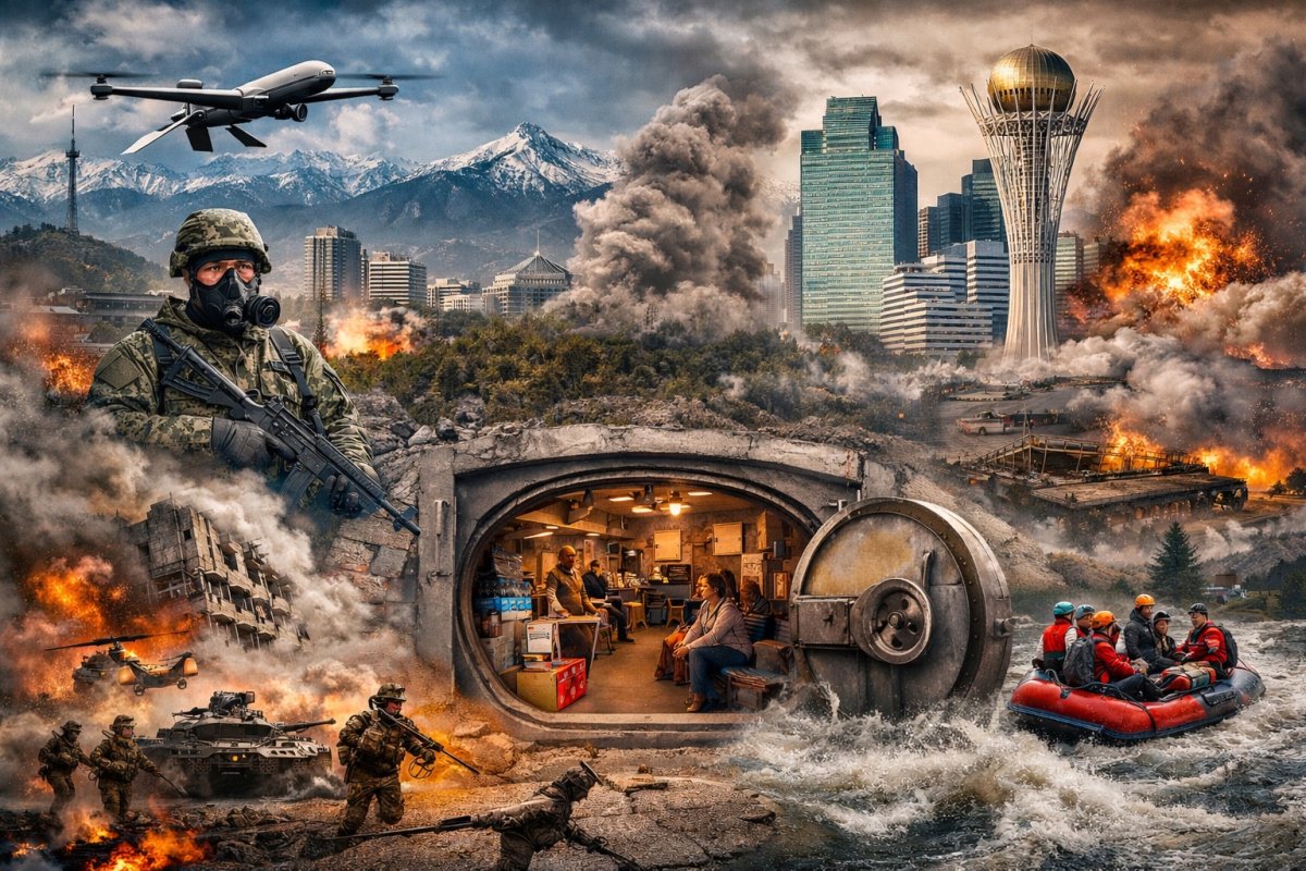 Жертөле, паркинг, бункер: Төтенше жағдайда халық қайда барып бас сауғалайды?