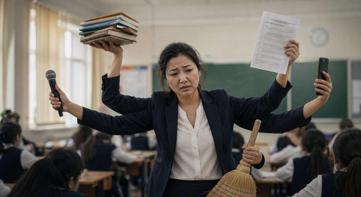 Санақ, сенбілік, сайлау: әкімдер мұғалімдерді қолбалаға айналдырмай ма