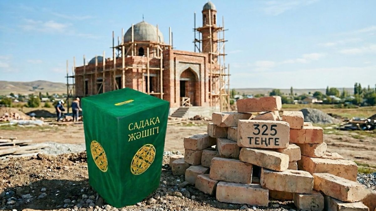 «1 кірпіш – 325 теңге»: Қазақстанда мешіт құрылысына ақша жинау неге көбейді?