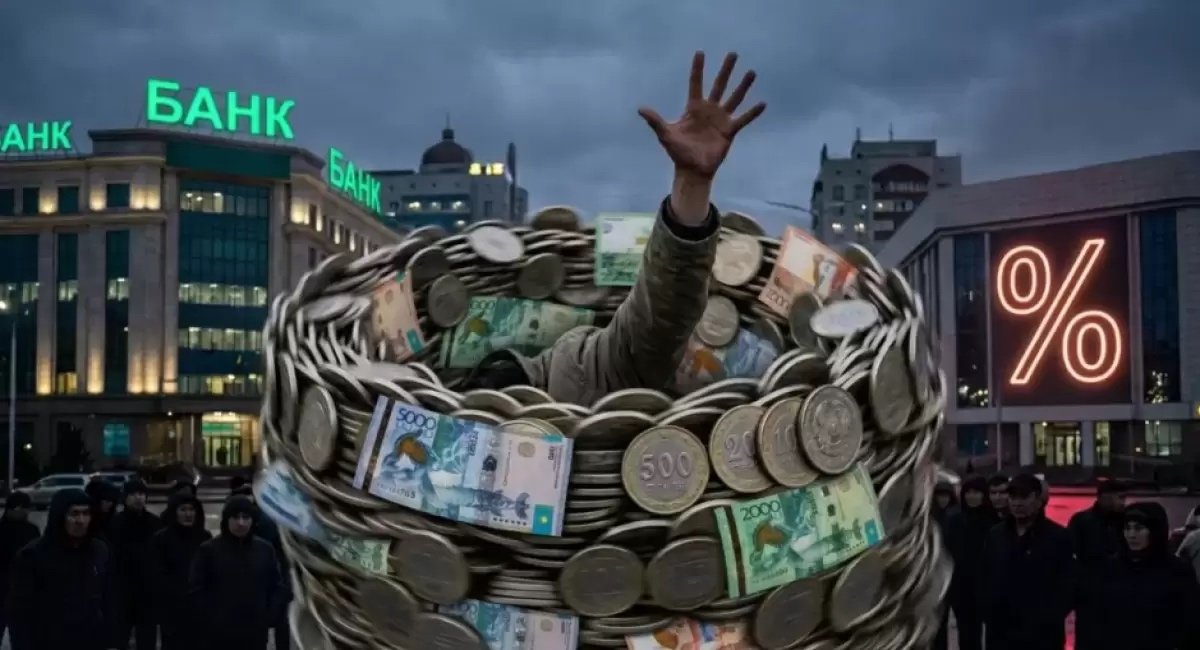 Қазақстанның әр тұрғыны банкке 2,14 млн теңге қарыз