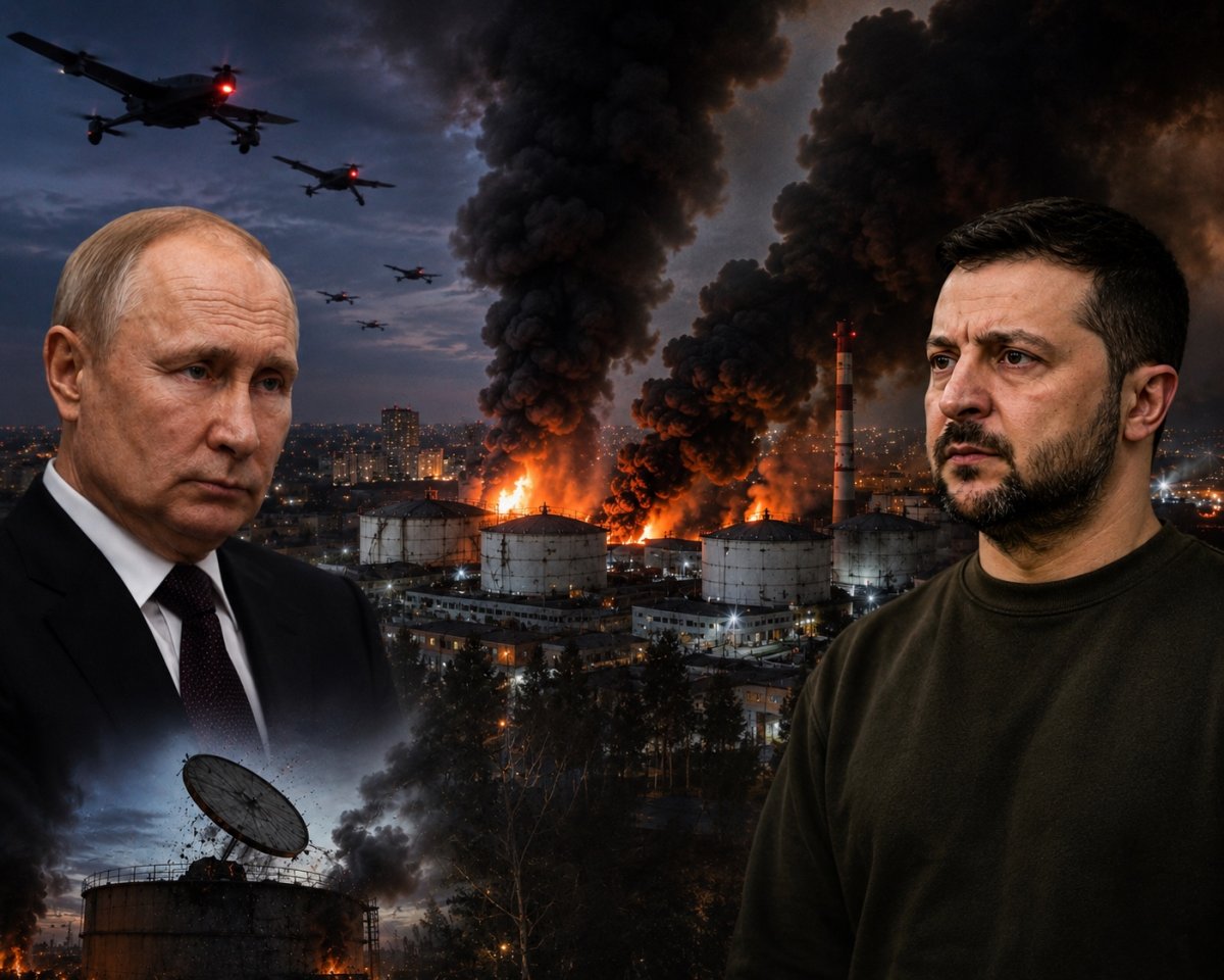 Өртке оранған Мәскеу, үнсіз Путин: Украина дрон шабуылының мақсаты мен салдары