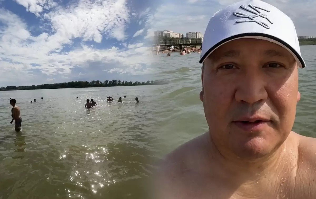 Павлодар облысының әкімі Ертіске шомылып, суға қатысты сынға жауап берді