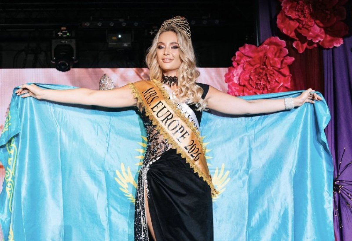 «Тарихта алғаш рет»: қазақстандық ару Mrs Europe атағын жеңіп алды