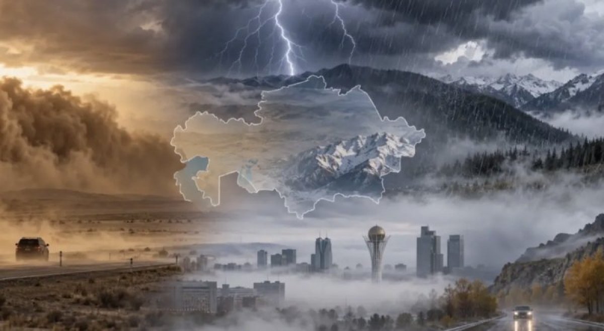 Үсік, найзағай, шаңды дауыл: 28 қыркүйекте ауа райы қандай болады?
