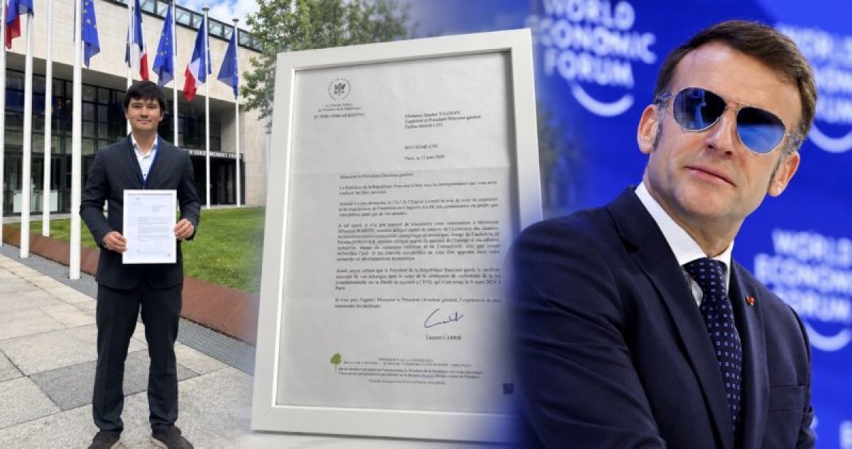 Мұхтар Тайжанның ұлы Макрон әкімшілігінен хат алды