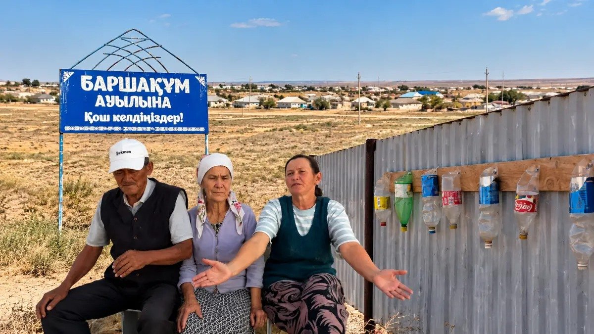 Әкім лента қиғанына бір жыл болды: Ақтөбе облысындағы ауылға ауыз су әлі жеткен жоқ
