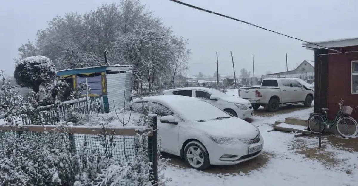 Қазақстанның батысында алғашқы қар жауды