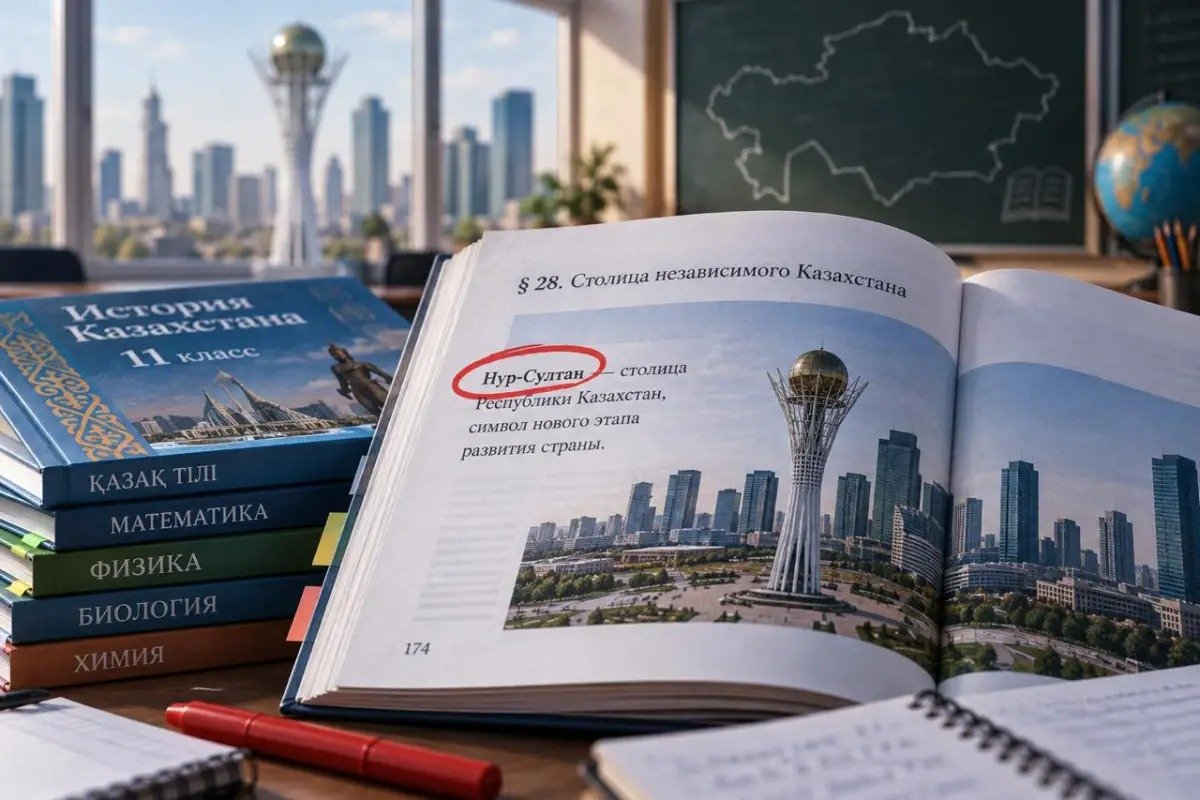 Оқулықтардағы "Нұр-Сұлтан" атауы қашан өзгереді