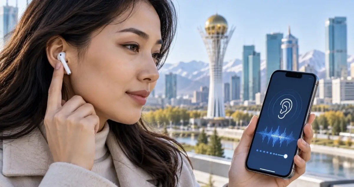 Қазақстандықтар енді AirPods арқылы есту қабілетін тексере алады