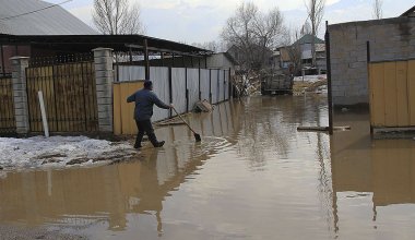 Алматы облысындағы ауылдардың бірі су астында қалды