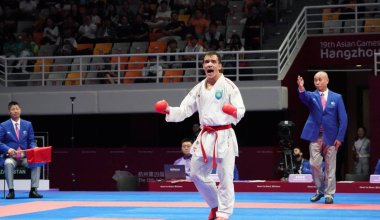 Қанжығада 8 алтын: каратэші Нұрқанат Әжіқанов – Азия ойындарының чемпионы