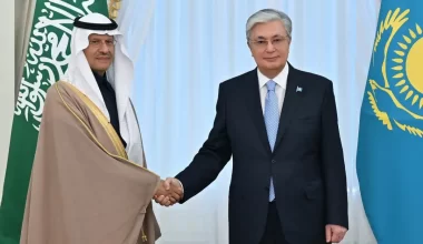 Тоқаев Сауд Арабиясы Корольдігінің Энергетика министрін қабылдады: олар не туралы сөйлесті