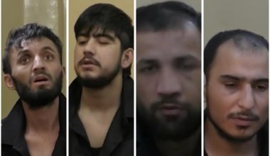 Мәскеудегі теракт: ФСБ күдіктілерден жауап алынған сәттің жаңа видеосын көрсетті