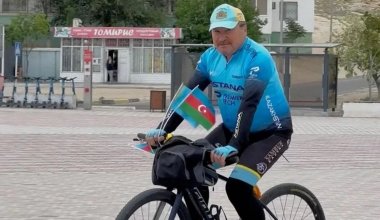 Қазақстанның 64 жастағы тұрғыны Парижге велосипедпен жетпек