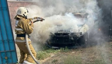 Көлік жүргізіп келе жатқанда өртенсе не істеу керек