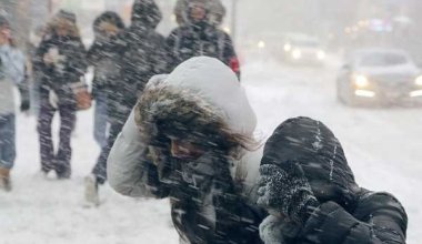 Дүйсенбі – 3 ақпандағы ауа райы: қай өңірде боран соғып, қай өңірде күн суиды