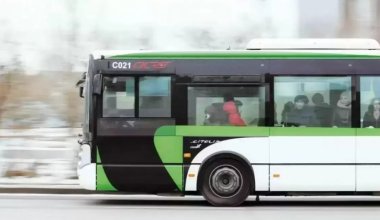 Алматыда автобус жүргізушісі рульде келе жатып көз жұмды