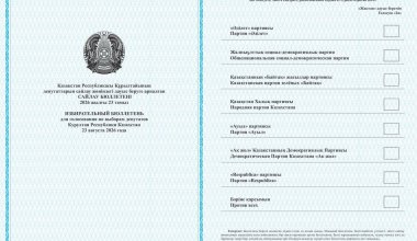 Қазақстандықтар Құрылтай сайлауында «бәріне қарсымын» деген таңдау жасай алады