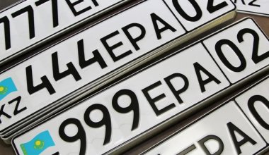 Ресейде жасалған жалған көлік нөмірлері Қазақстанда жаппай таратылған