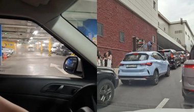Алматылықтар MEGA-дағы жабық шлагбаумдарға шағымданды