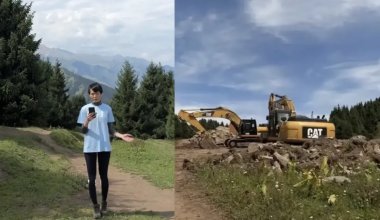 Алматыда Көкжайлаудағы құрылысқа қарсы шыққан экобелсенді ұсталды