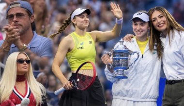 Брэд Питт, Пэрис Хилтон, Мария Шарапова: US Open финалында Рыбакинаға кімдер жанкүйер болды?