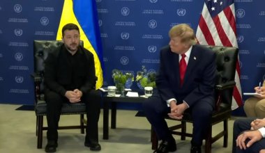 Трамп пен Зеленский БҰҰ Бас Ассамблеясы аясында кездесті