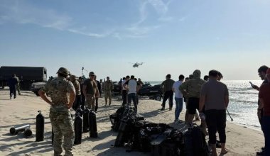 Әзербайжандықтар Маңғыстауда әскери қызметшілерді іздеу жұмыстарына көмектесуге келді