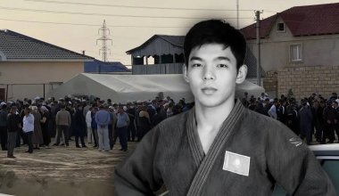 Каспийде қаза тапқан спортшыны ақтық сапарға шығарып салу рәсімі басталды