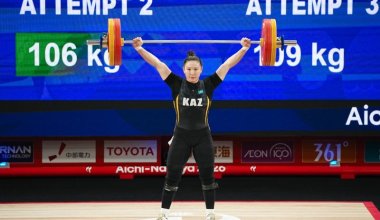 Қазақстандық ауыр атлет Азия ойындарында күміс жүлде жеңіп алды
