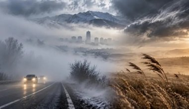 Елдің бірқатар өңірінде тұман түсіп, жел күшейеді