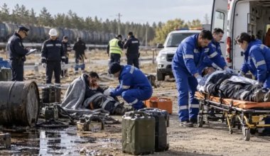 Ақтөбе облысында өрттен ауыр күйік алған жұмысшы қайтыс болды