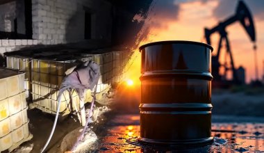 Жаңаөзенде арнайы жасақ мұнай өнімдері сақталған қойманы анықтады